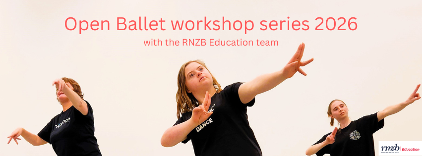 WIDance RNZB Ballet Workshops 2025 Advertisement